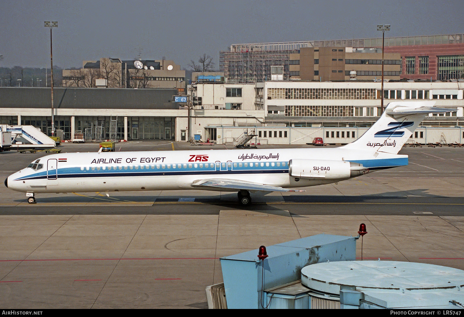 Aircraft Photo of SU-DAO | McDonnell Douglas MD-87 (DC-9-87) | ZAS Airline of Egypt | AirHistory.net #297340