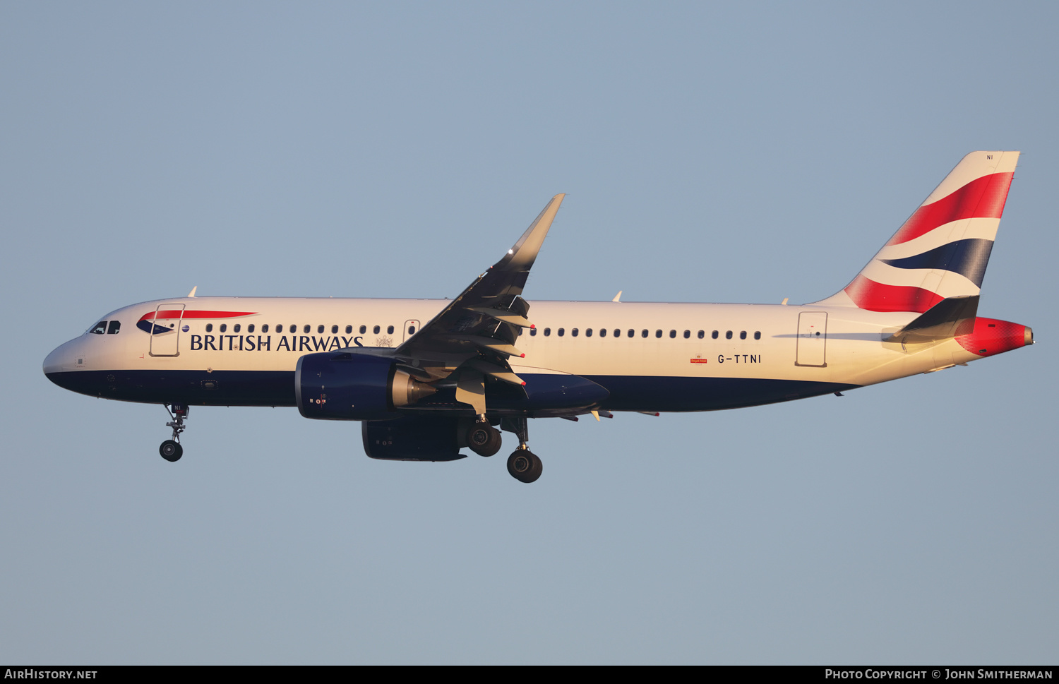 Aircraft Photo of G-TTNI | Airbus A320-251N | British Airways | AirHistory.net #297354