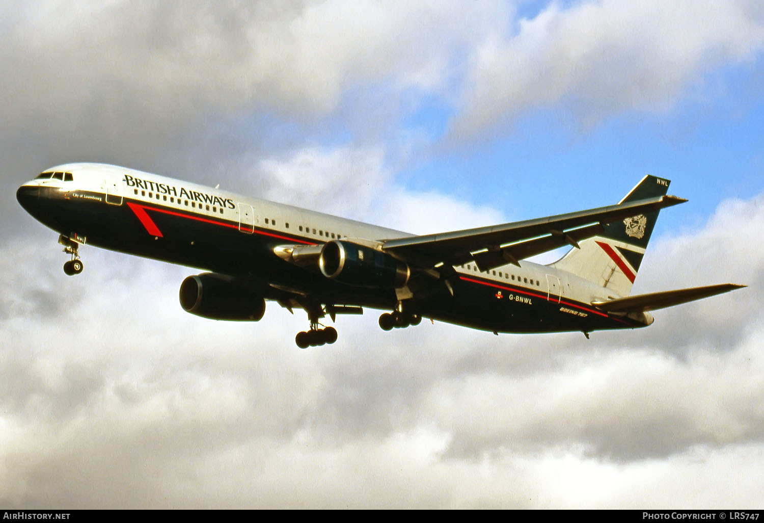 Aircraft Photo of G-BNWL | Boeing 767-336/ER | British Airways | AirHistory.net #297358