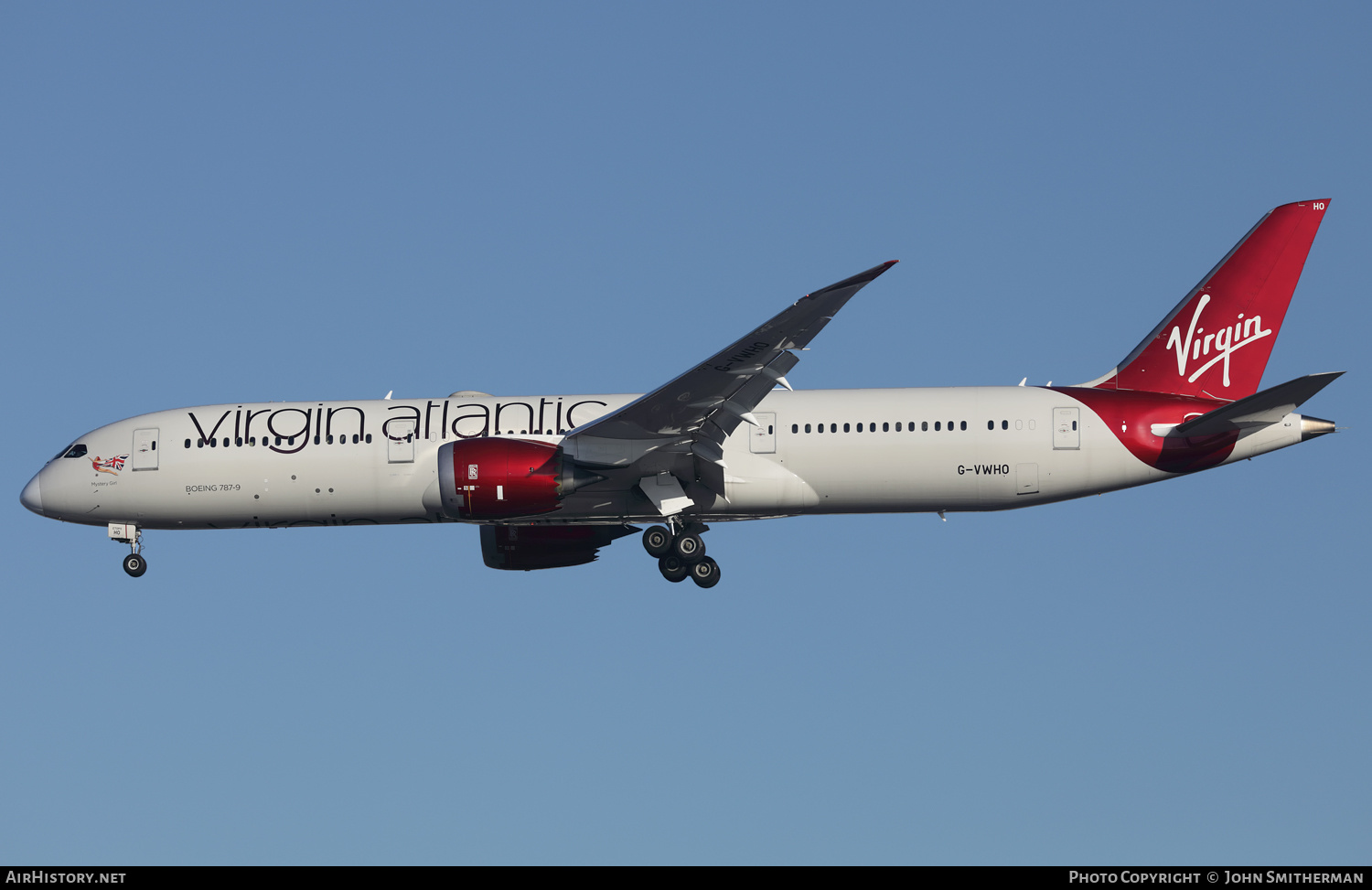 Aircraft Photo of G-VWHO | Boeing 787-9 Dreamliner | Virgin Atlantic Airways | AirHistory.net #297359