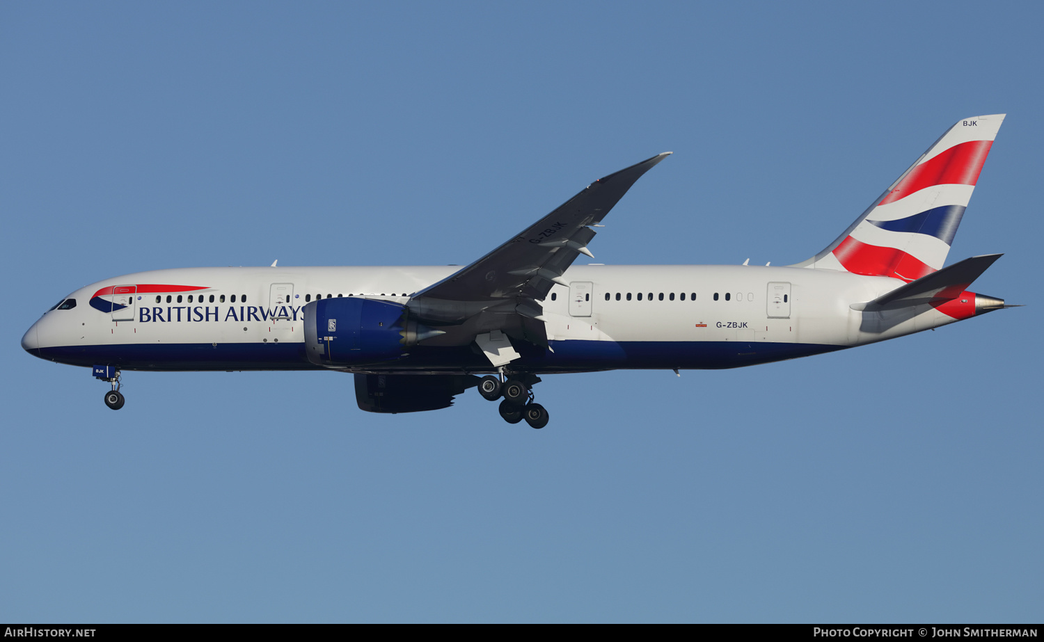 Aircraft Photo of G-ZBJK | Boeing 787-8 Dreamliner | British Airways | AirHistory.net #297360