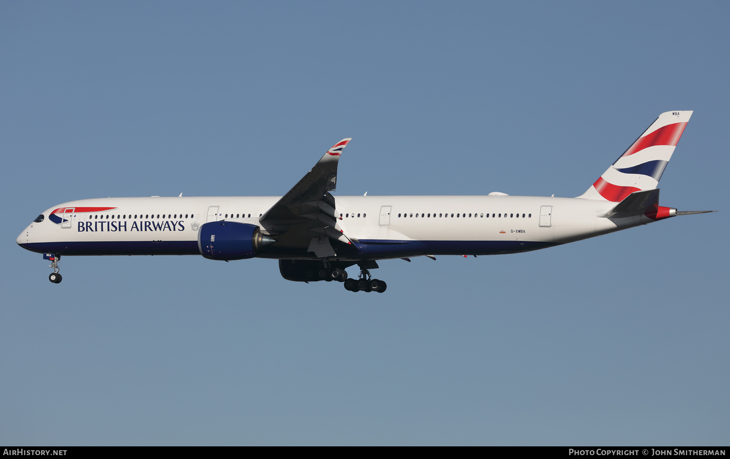 Aircraft Photo of G-XWBA | Airbus A350-1041 | British Airways | AirHistory.net #297363