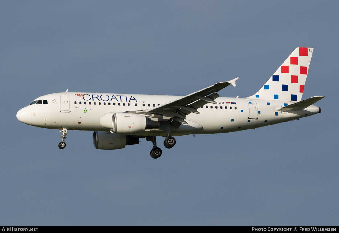 Aircraft Photo of 9A-CTL | Airbus A319-112 | Croatia Airlines | AirHistory.net #297382
