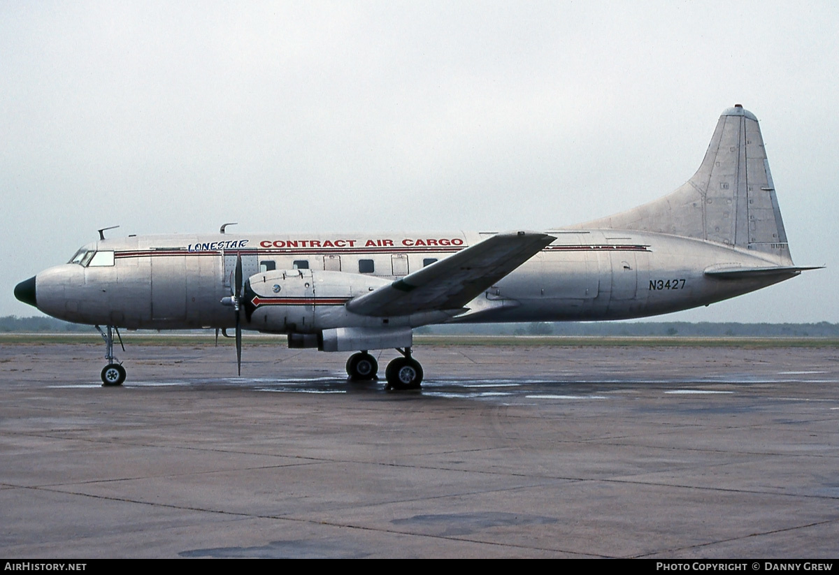 Aircraft Photo of N3427 | Convair 340-32 | Lone Star Contract Air Cargo | AirHistory.net #297408