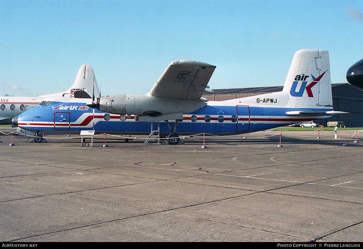 Aircraft Photo of G-APWJ | Handley Page HPR-7 Herald 201 | Air UK | AirHistory.net #297411