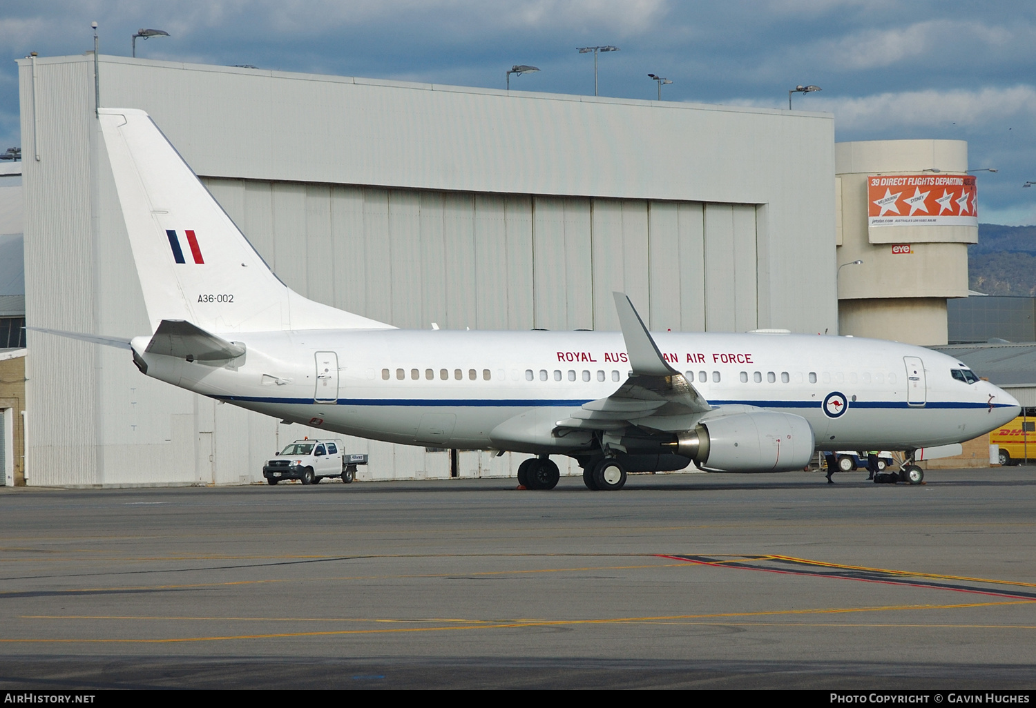 Aircraft Photo of A36-002 | Boeing 737-7DF BBJ | Australia - Air Force | AirHistory.net #297433