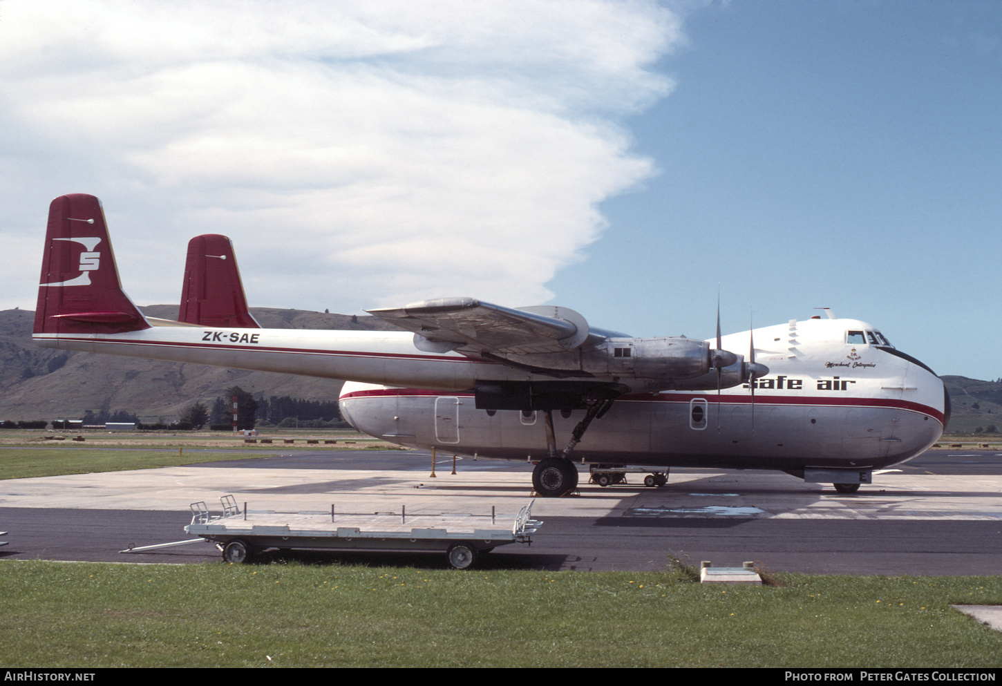 Aircraft Photo of ZK-SAE | Armstrong Whitworth AW-650 Argosy 222 | SAFE Air - Straits Air Freight Express | AirHistory.net #297435