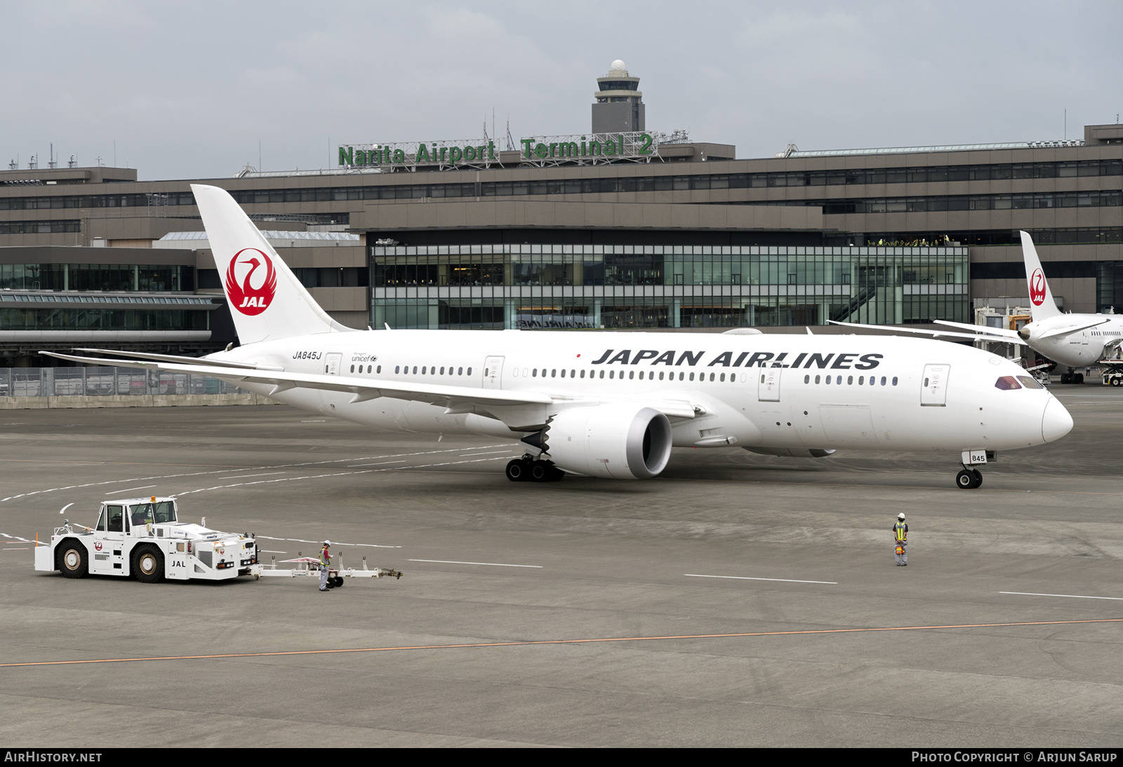 Aircraft Photo of JA845J | Boeing 787-8 Dreamliner | Japan Airlines - JAL | AirHistory.net #297437