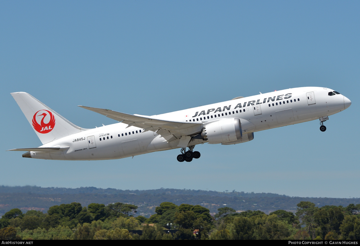 Aircraft Photo of JA845J | Boeing 787-8 Dreamliner | Japan Airlines - JAL | AirHistory.net #297461