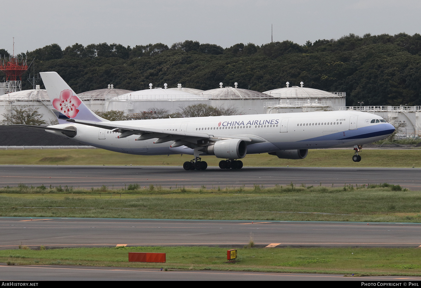 Aircraft Photo of B-18315 | Airbus A330-302 | China Airlines | AirHistory.net #297493