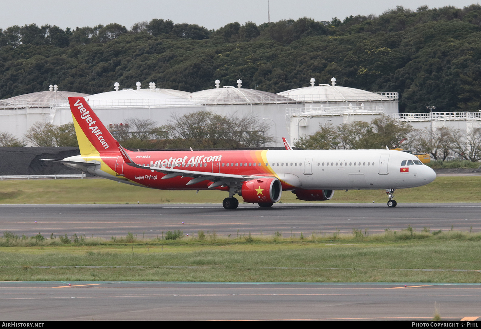 Aircraft Photo of VN-A694 | Airbus A320-271N | VietJet Air | AirHistory.net #297497