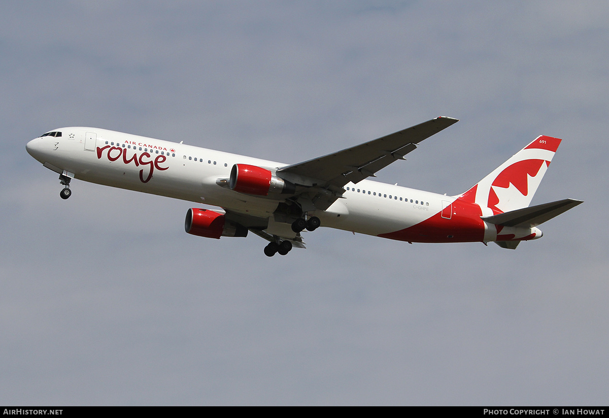 Aircraft Photo of C-GHPE | Boeing 767-33A/ER | Air Canada Rouge | AirHistory.net #297501