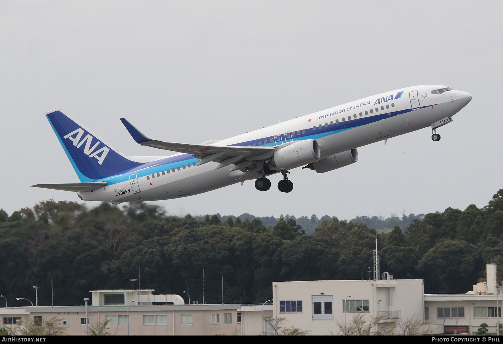 Aircraft Photo of JA86AN | Boeing 737-881 | All Nippon Airways - ANA | AirHistory.net #297509