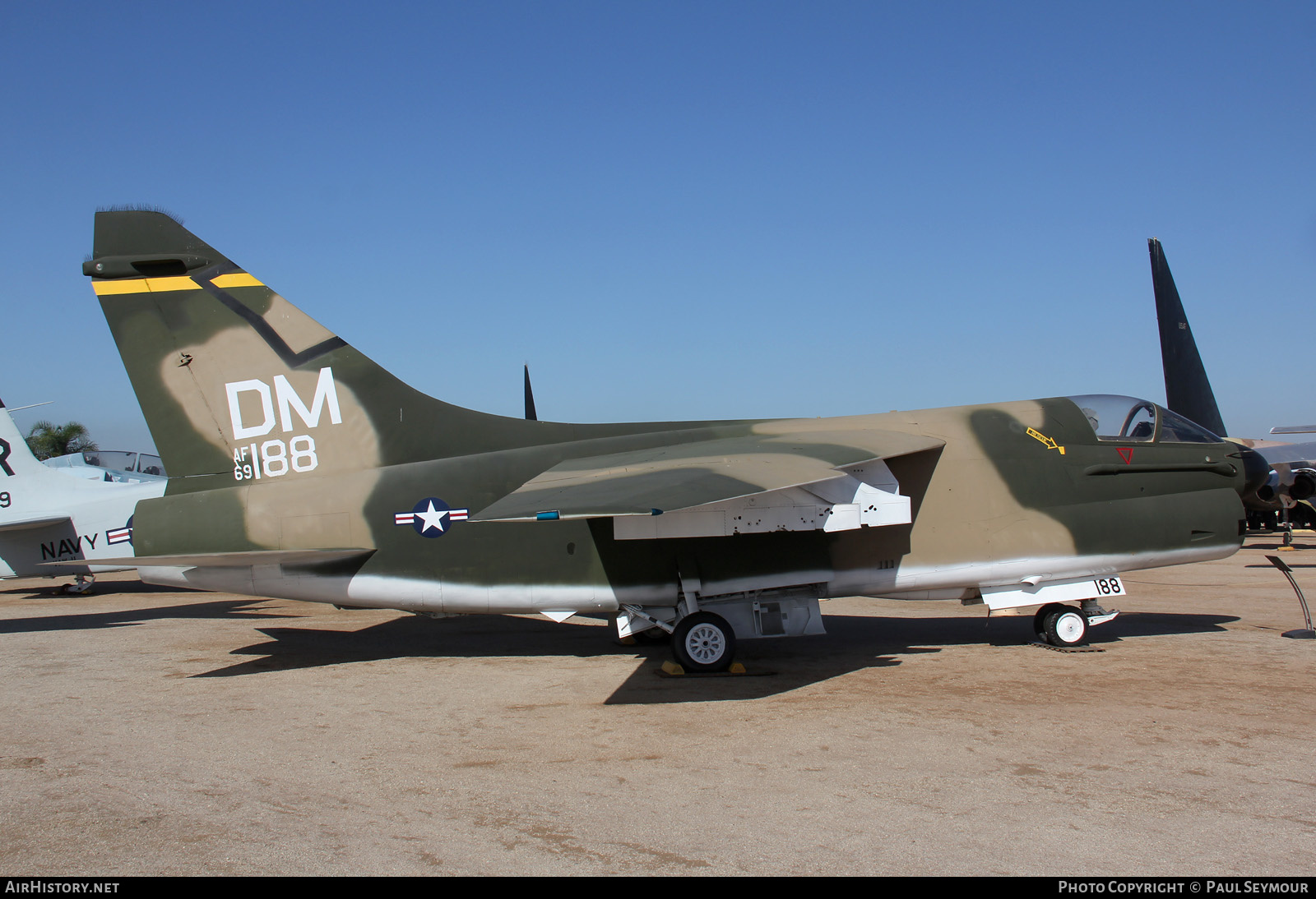Aircraft Photo of 69-6188 / AF69-188 | LTV GA-7D Corsair II | USA - Air Force | AirHistory.net #297511