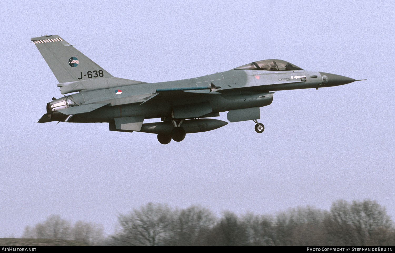 Aircraft Photo of J-638 | General Dynamics F-16A Fighting Falcon | Netherlands - Air Force | AirHistory.net #297529