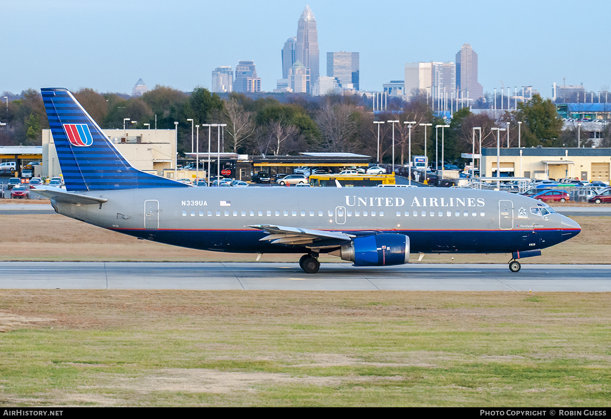 Aircraft Photo of N339UA | Boeing 737-322 | United Airlines | AirHistory.net #297543