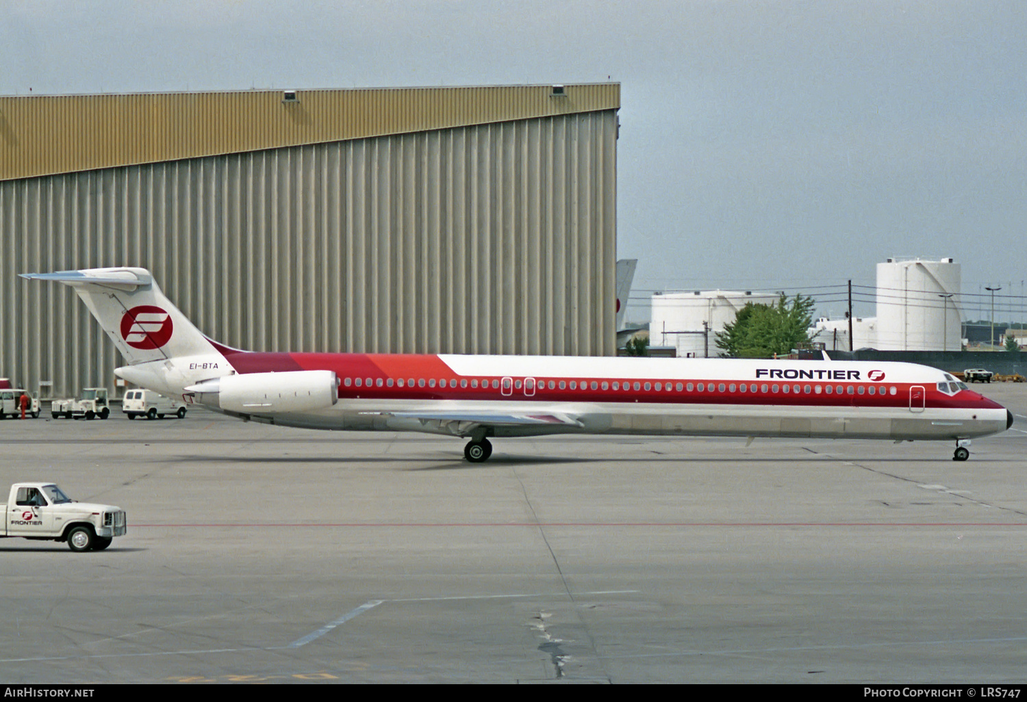 Aircraft Photo of EI-BTA | McDonnell Douglas MD-82 (DC-9-82) | Frontier Airlines | AirHistory.net #297554