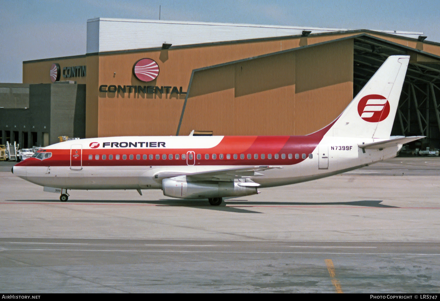 Aircraft Photo of N7399F | Boeing 737-291/Adv | Frontier Airlines | AirHistory.net #297556