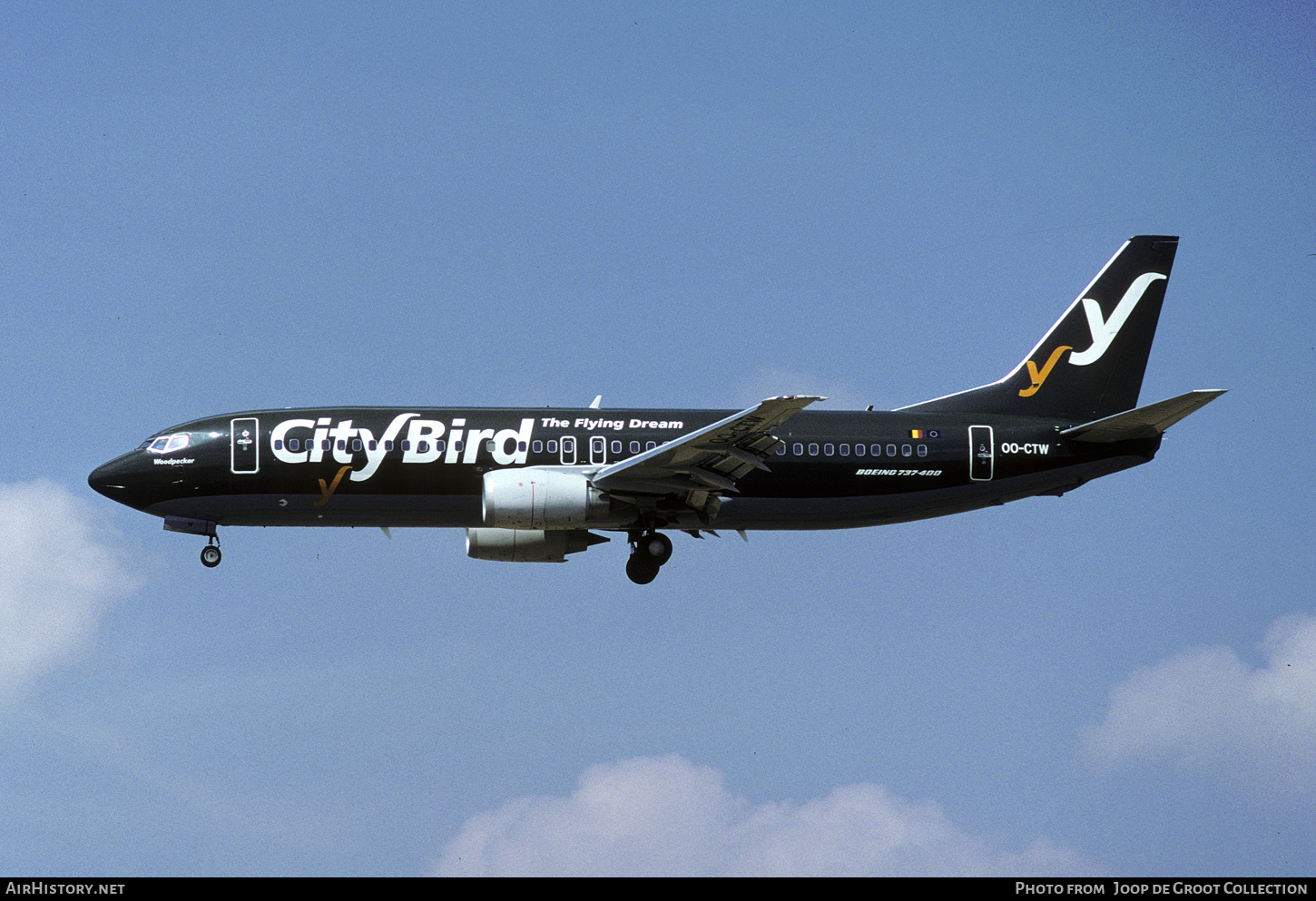 Aircraft Photo of OO-CTW | Boeing 737-46Q | CityBird | AirHistory.net #297558