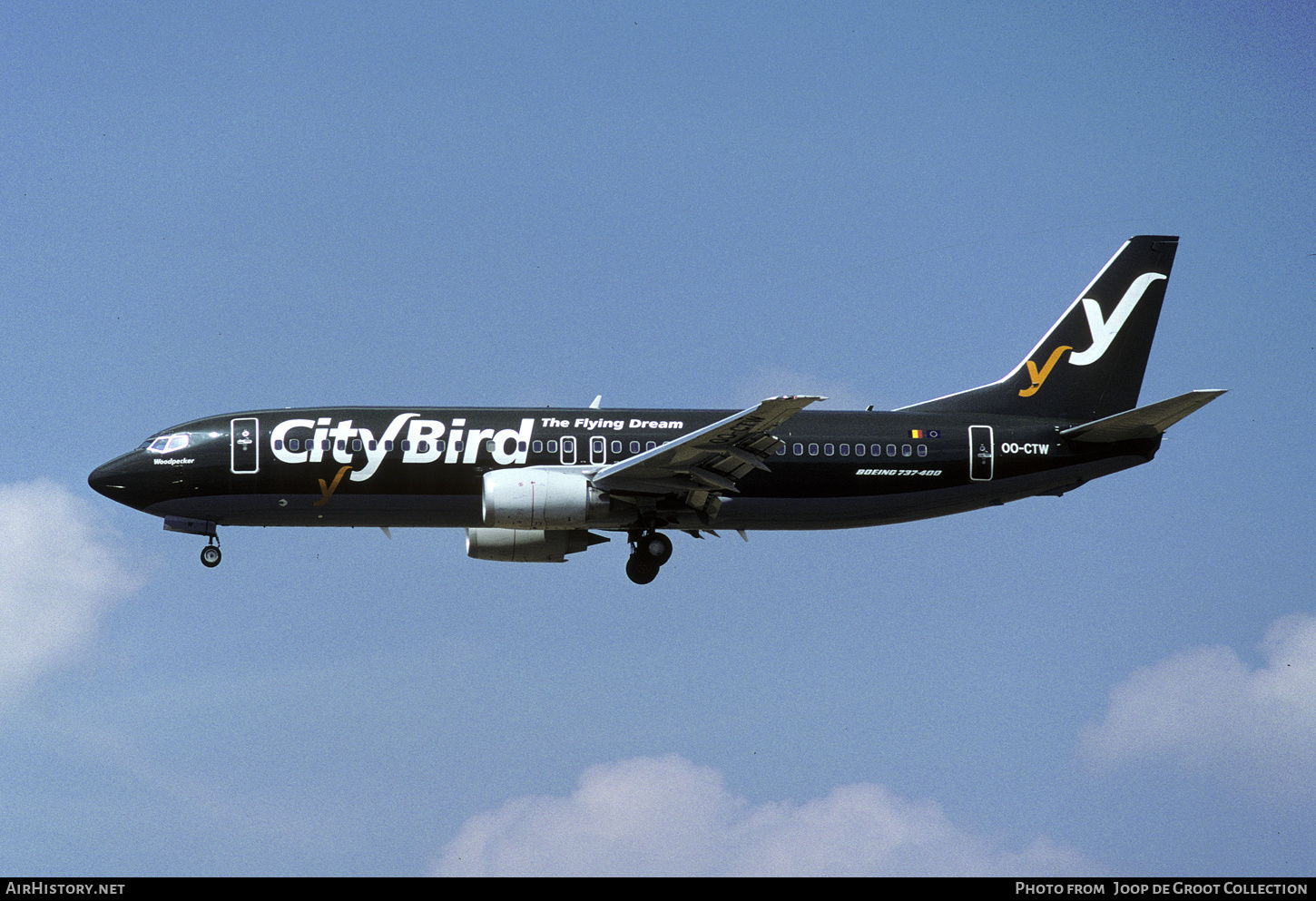 Aircraft Photo of OO-CTW | Boeing 737-46Q | CityBird | AirHistory.net #297558