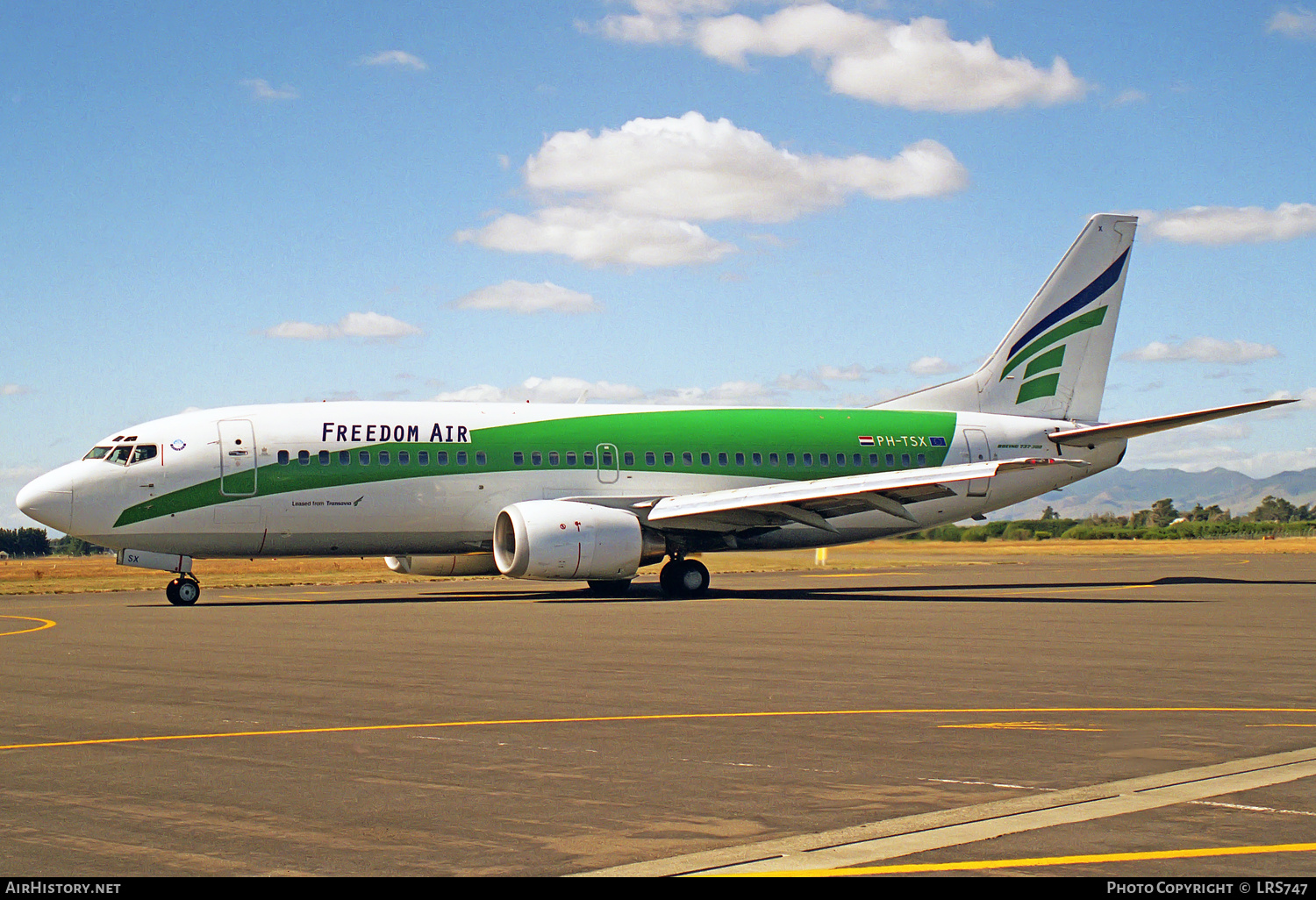 Aircraft Photo of PH-TSX | Boeing 737-3Q8 | Freedom Air | AirHistory.net #297560