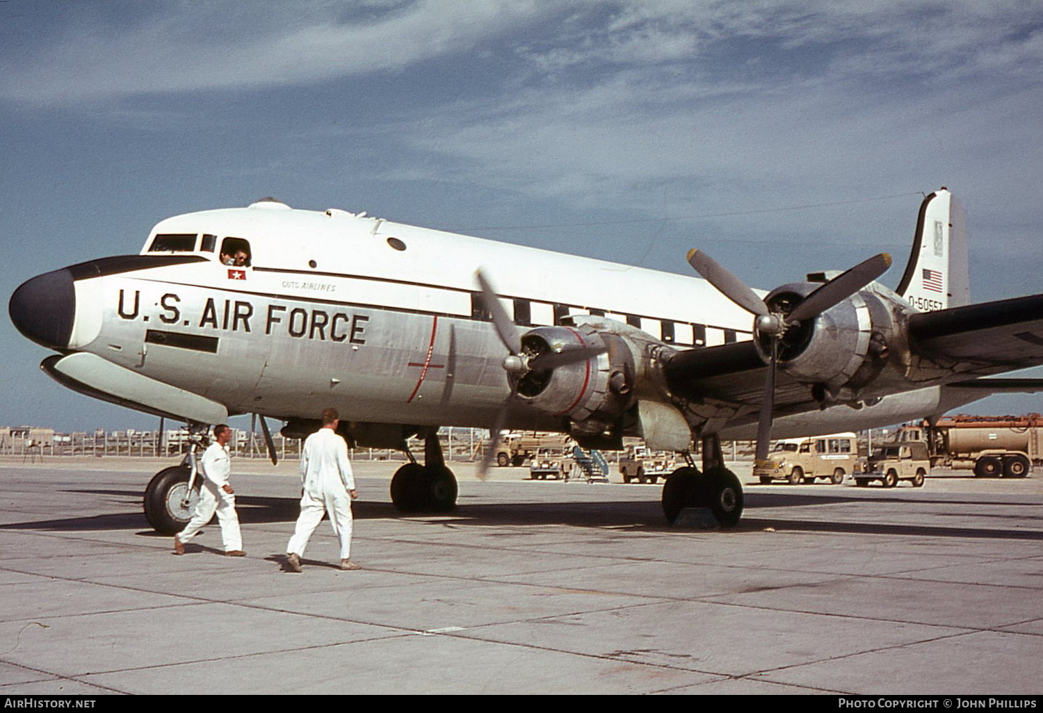 Aircraft Photo of 45-557 / 0-50557 | Douglas C-54G Skymaster | USA - Air Force | AirHistory.net #297581