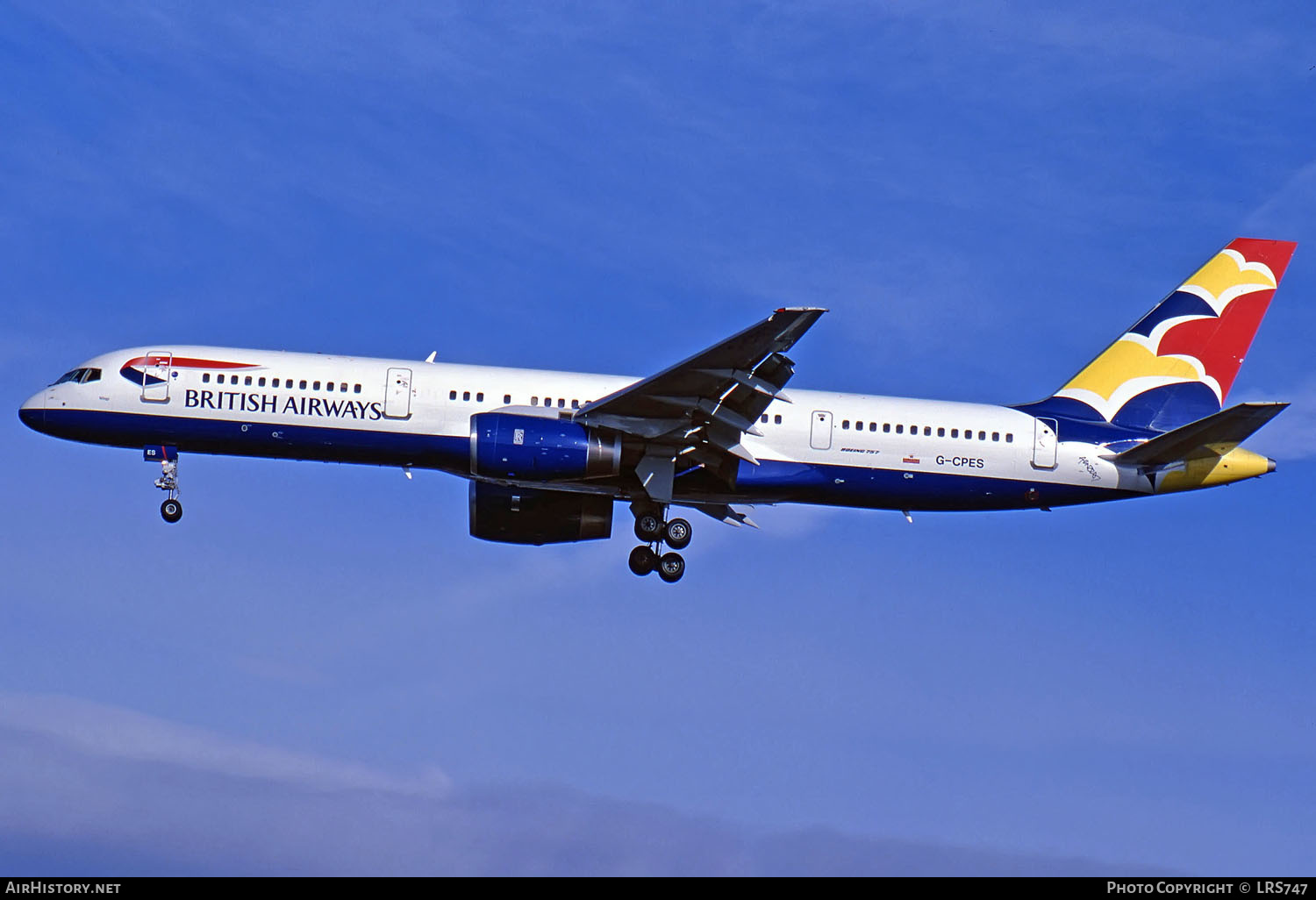 Aircraft Photo of G-CPES | Boeing 757-236 | British Airways | AirHistory.net #297587