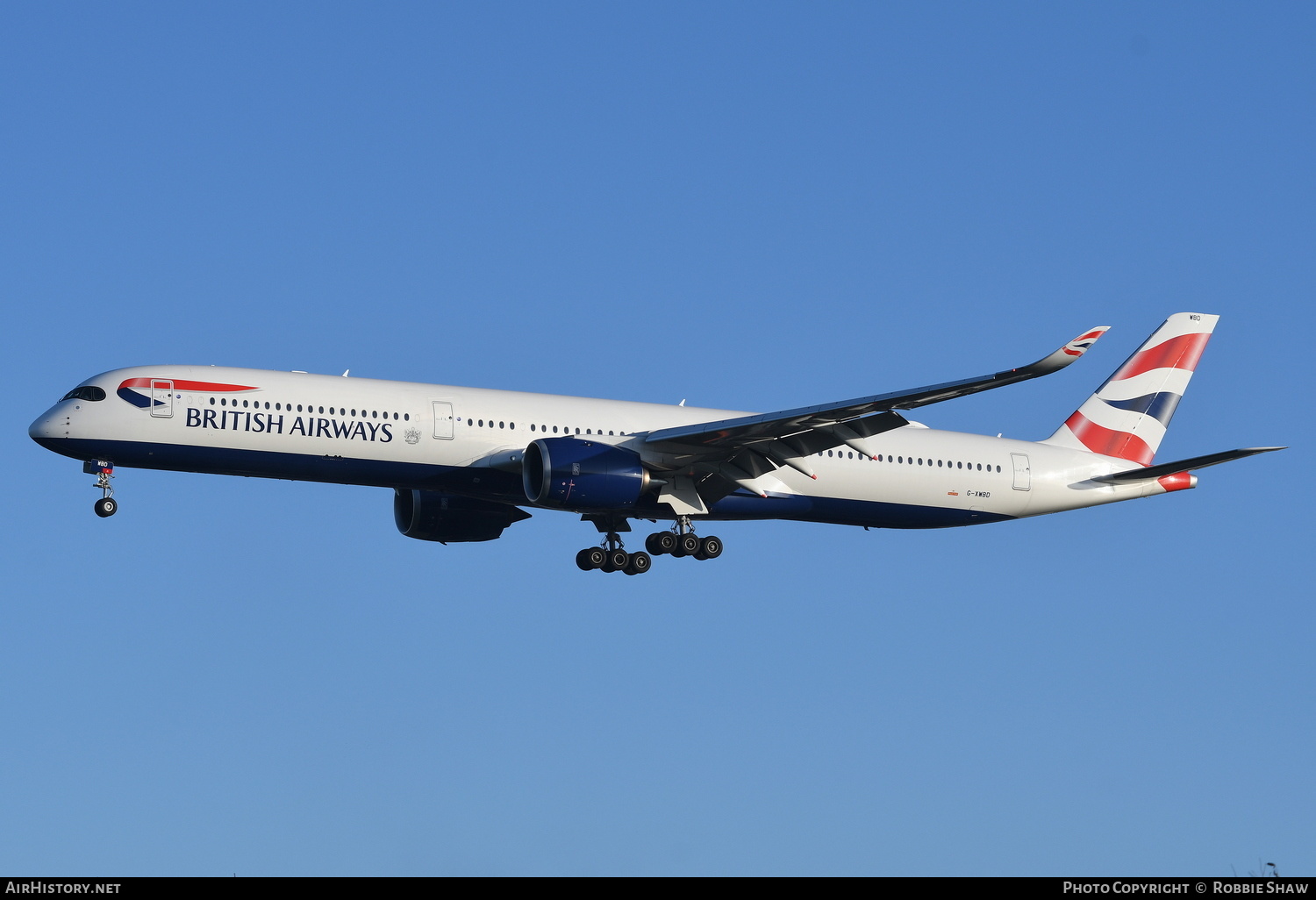Aircraft Photo of G-XWBD | Airbus A350-1041 | British Airways | AirHistory.net #297588
