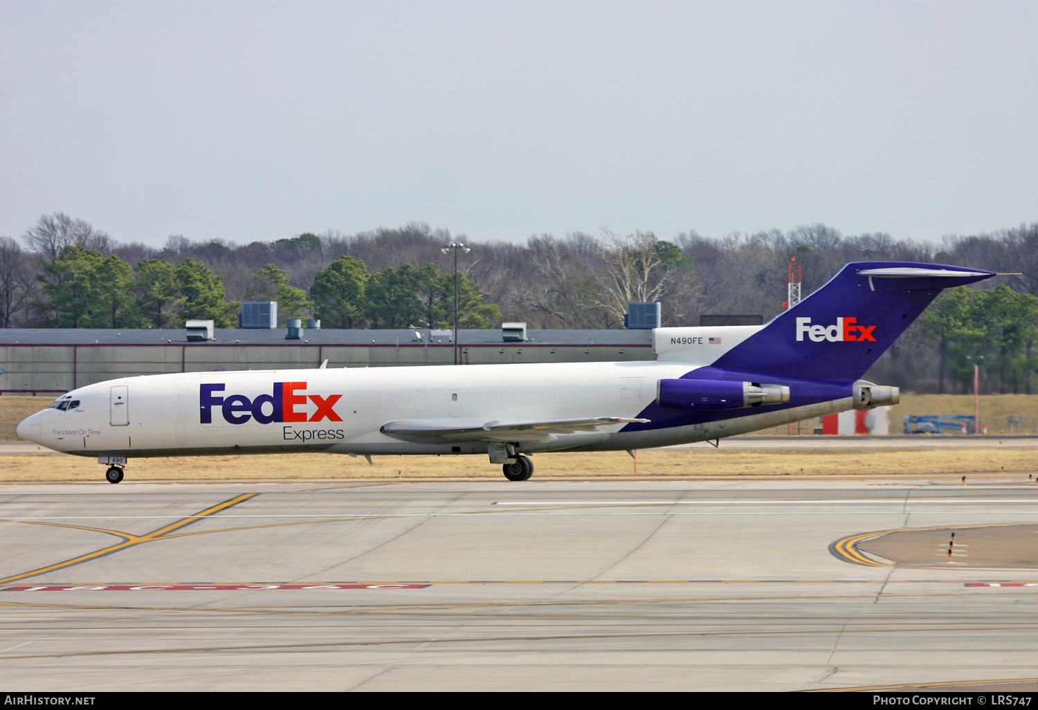 Aircraft Photo of N490FE | Boeing 727-227/Adv(F) | FedEx Express - Federal Express | AirHistory.net #297595
