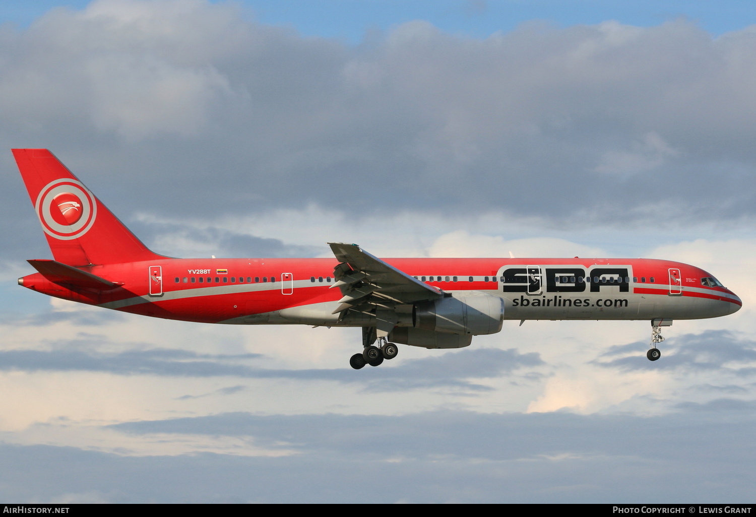 Aircraft Photo of YV288T | Boeing 757-21B | SBA Airlines | AirHistory.net #297615