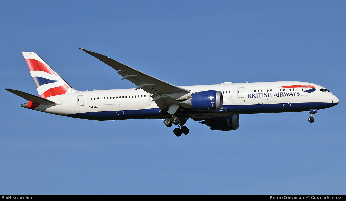 Aircraft Photo of G-ZBKC | Boeing 787-9 Dreamliner | British Airways | AirHistory.net #297619