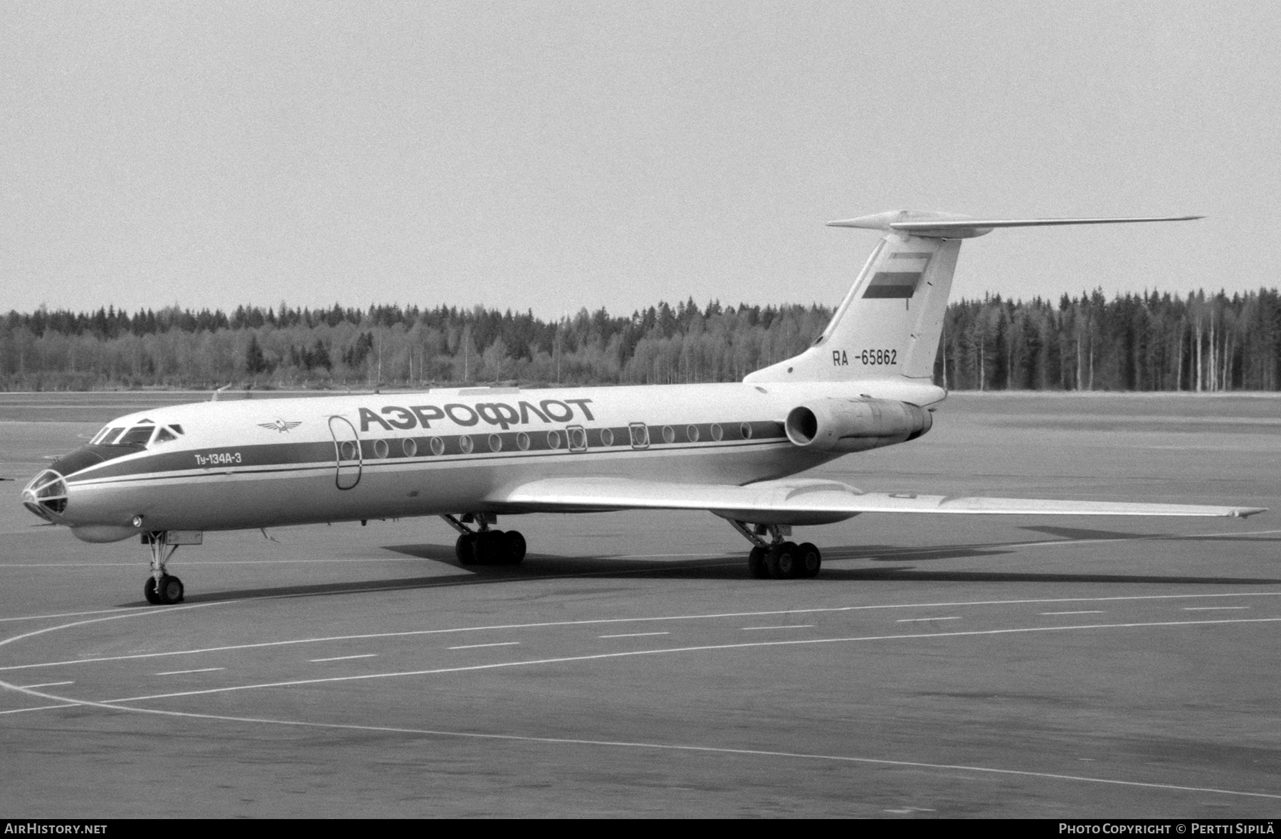 Aircraft Photo of RA-65862 | Tupolev Tu-134A-3 | Aeroflot | AirHistory.net #297627