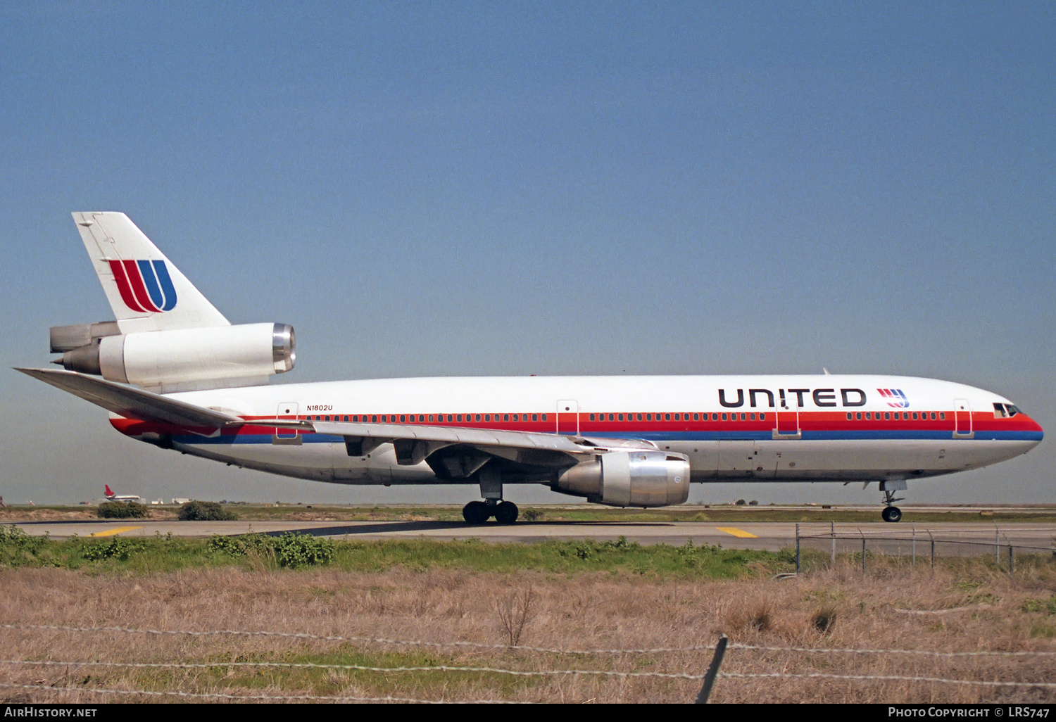 Aircraft Photo of N1802U | McDonnell Douglas DC-10-10 | United Airlines | AirHistory.net #297634