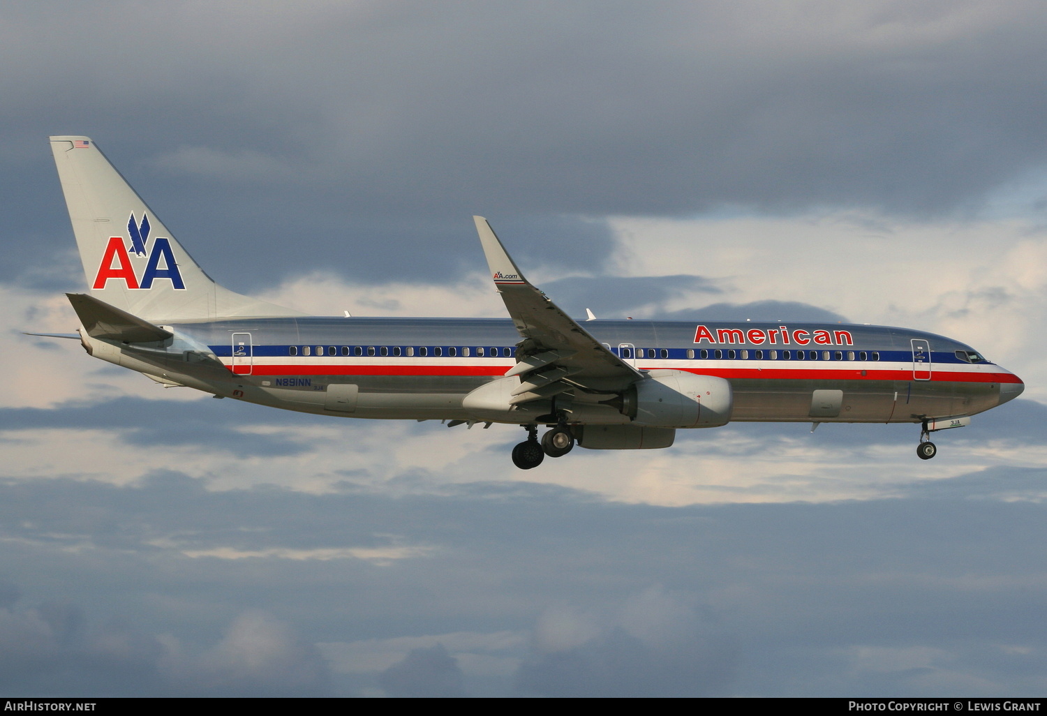 Aircraft Photo of N891NN | Boeing 737-823 | American Airlines | AirHistory.net #297641