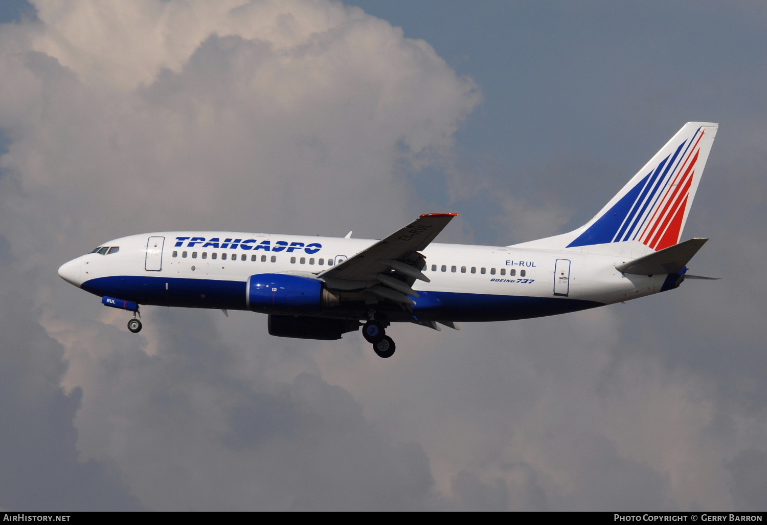 Aircraft Photo of EI-RUL | Boeing 737-7K9 | Transaero Airlines | AirHistory.net #297744
