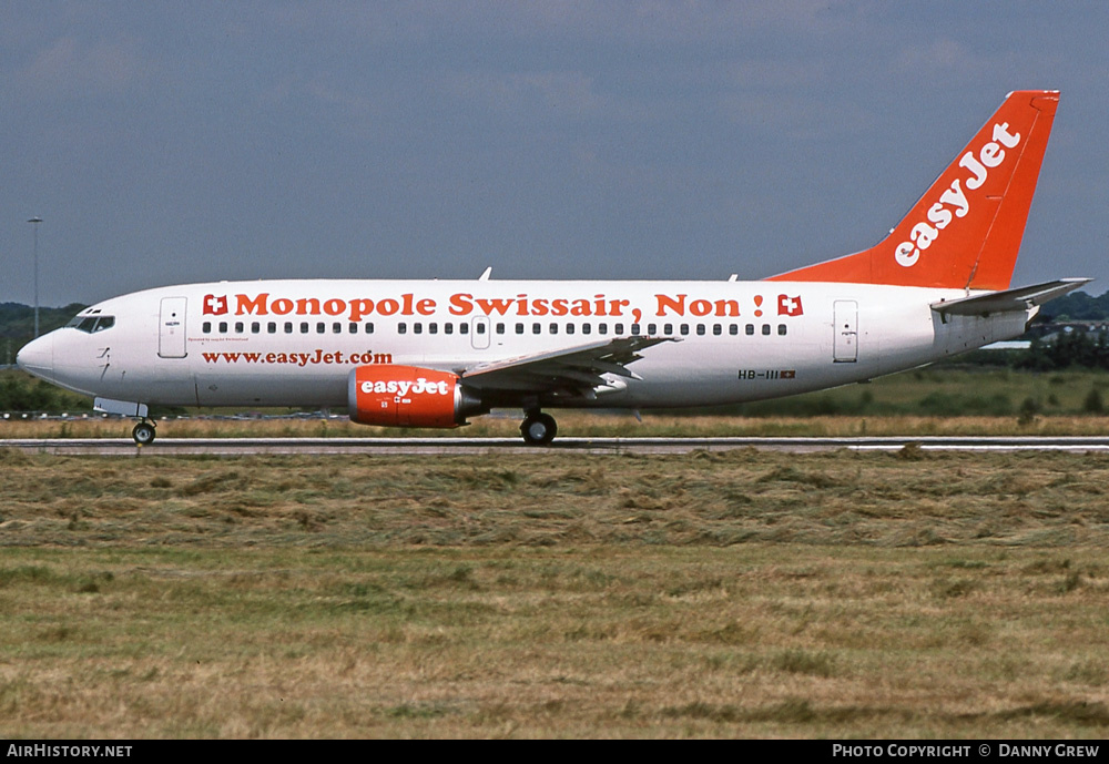 Aircraft Photo of HB-III | Boeing 737-33V | EasyJet | AirHistory.net #297771