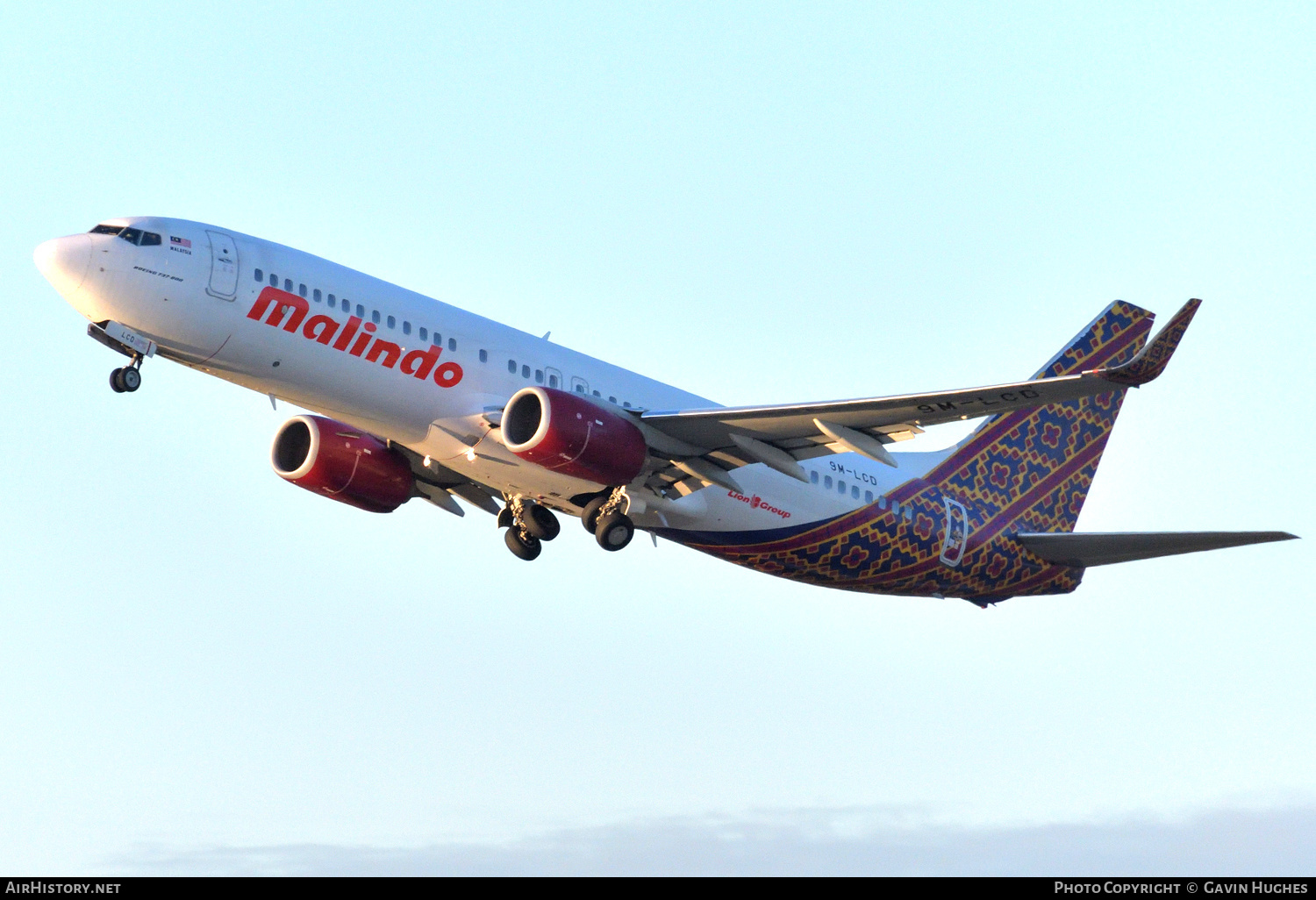 Aircraft Photo of 9M-LCD | Boeing 737-8GP | Malindo Air | AirHistory.net #297788