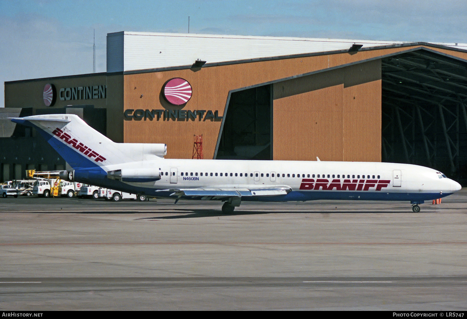 Aircraft Photo of N460BN | Boeing 727-227/Adv | Braniff | AirHistory.net #297798