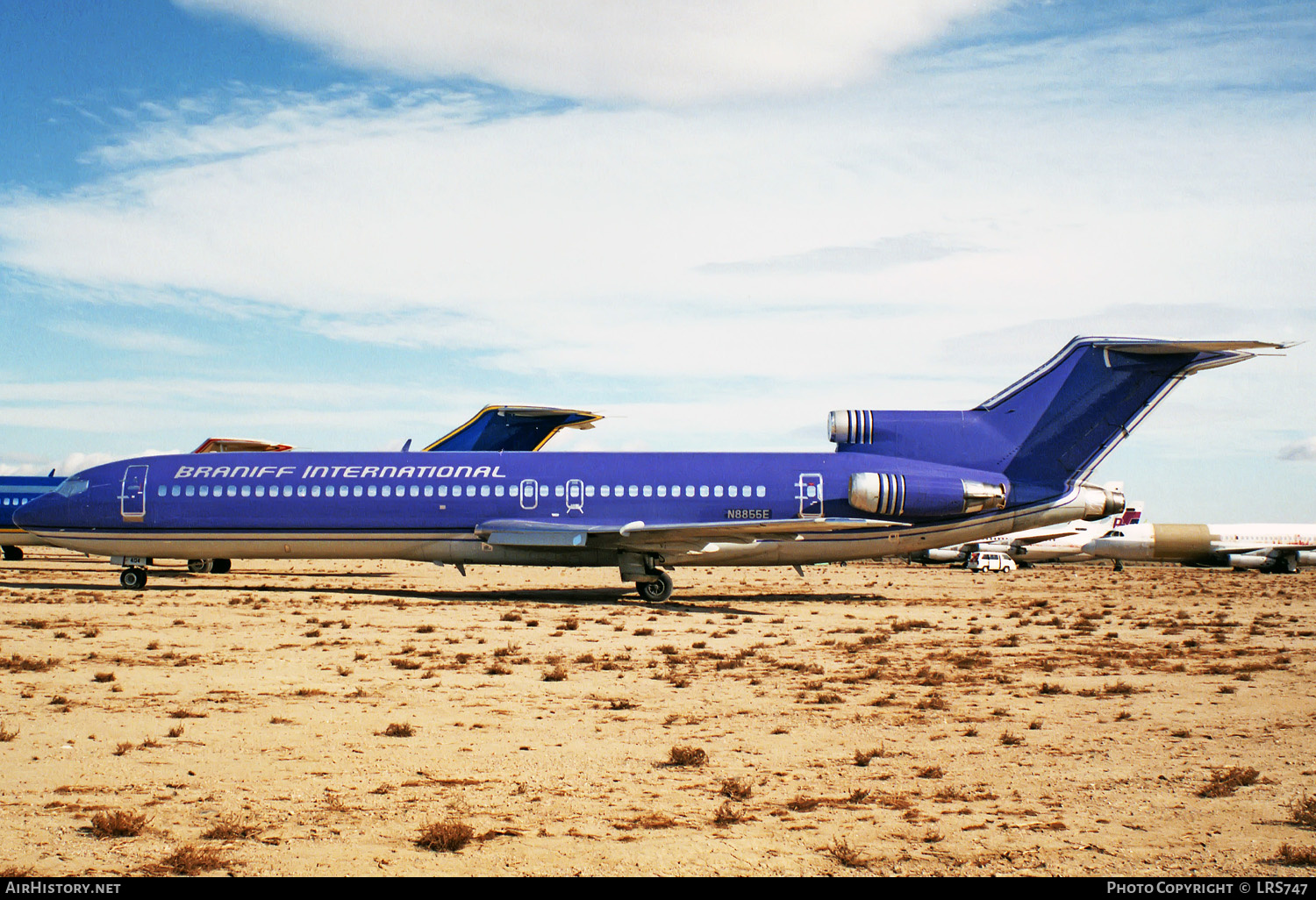 クリスマスツリー特価！ Braniff 航空機・ヘリコプター - N8855E B727-225 International 航空機・ヘリコプター