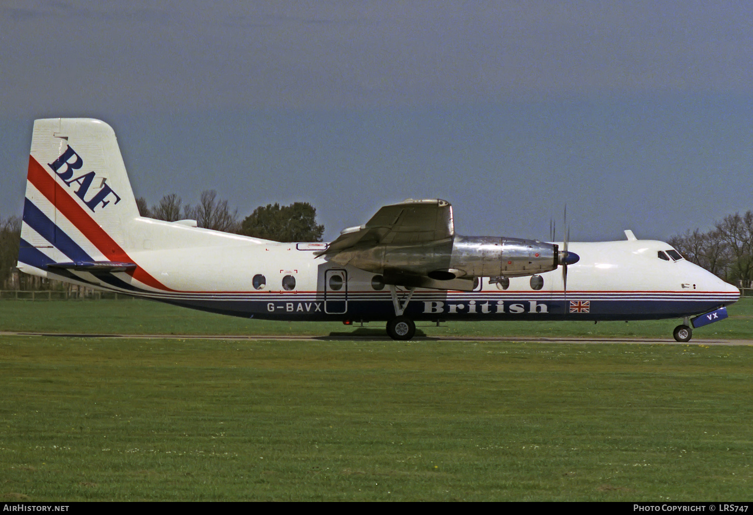 Aircraft Photo of G-BAVX | Handley Page HPR-7 Herald 214 | British Air Ferries - BAF | AirHistory.net #297826