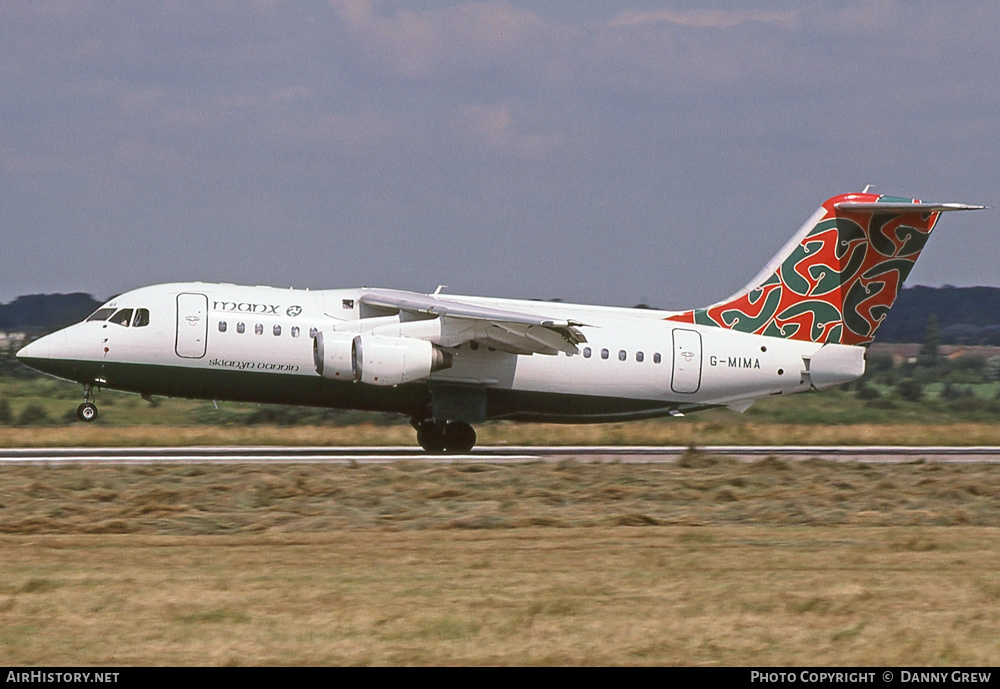 Aircraft Photo of G-MIMA | British Aerospace BAe-146-200 | Manx Airlines | AirHistory.net #297834