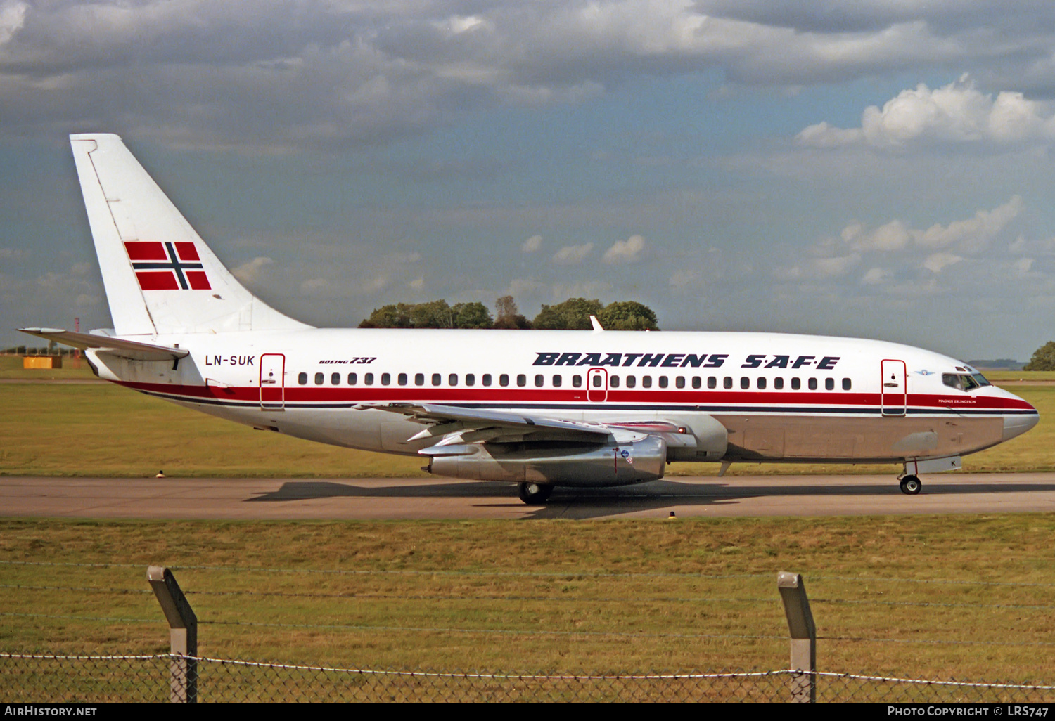 Aircraft Photo of LN-SUK | Boeing 737-205/Adv | Braathens SAFE | AirHistory.net #297835