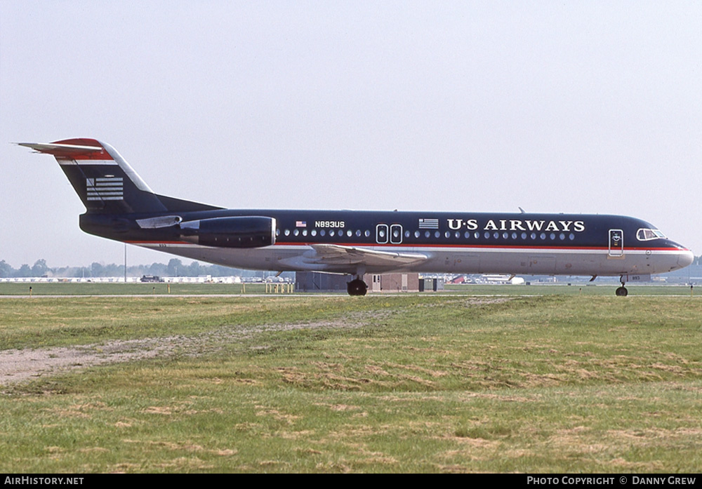 Aircraft Photo of N893US | Fokker 100 (F28-0100) | US Airways | AirHistory.net #297868