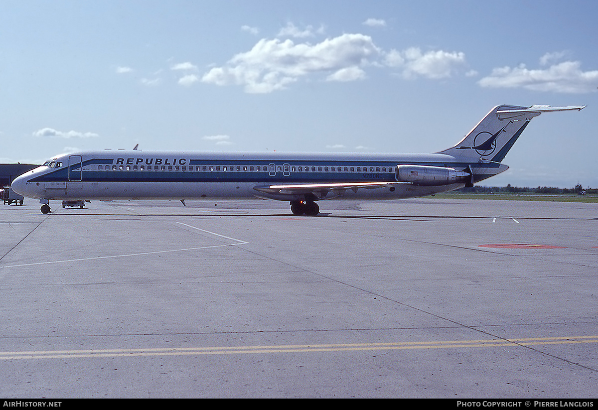 Aircraft Photo of N780NC | McDonnell Douglas DC-9-51 | Republic Airlines | AirHistory.net #297885