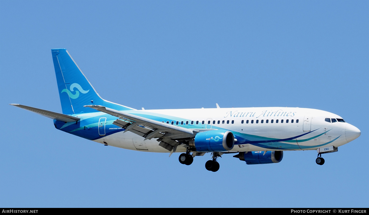 Aircraft Photo of VH-XNU | Boeing 737-319 | Nauru Airlines | AirHistory.net #297886