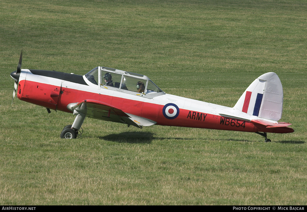 Aircraft Photo of G-BXGO / WB654 | De Havilland DHC-1 Chipmunk Mk22 | UK - Army | AirHistory.net #297908