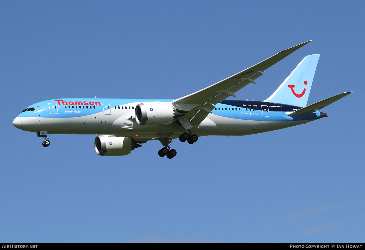 Aircraft Photo of G-TUIC | Boeing 787-8 Dreamliner | Thomson Airways | AirHistory.net #297924