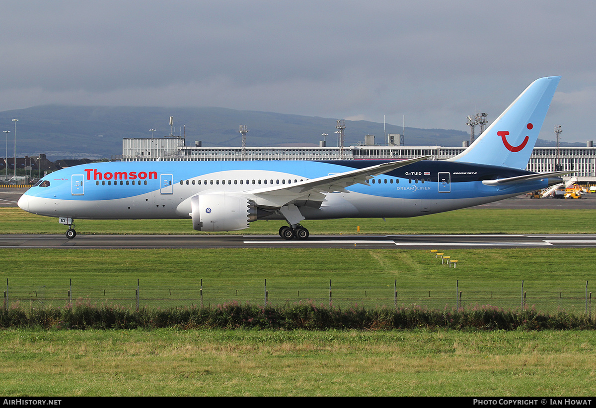 Aircraft Photo of G-TUID | Boeing 787-8 Dreamliner | Thomson Airways | AirHistory.net #297959