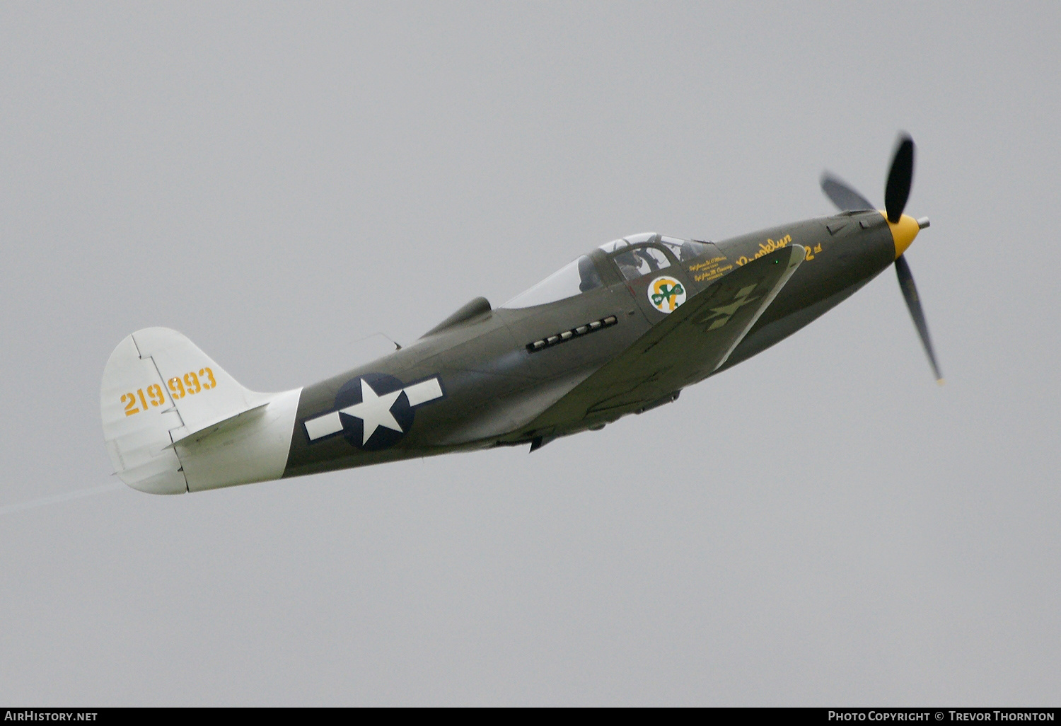 Aircraft Photo of G-CEJU / 42-19993 | Bell P-39Q Airacobra | USA - Air Force | AirHistory.net #297967