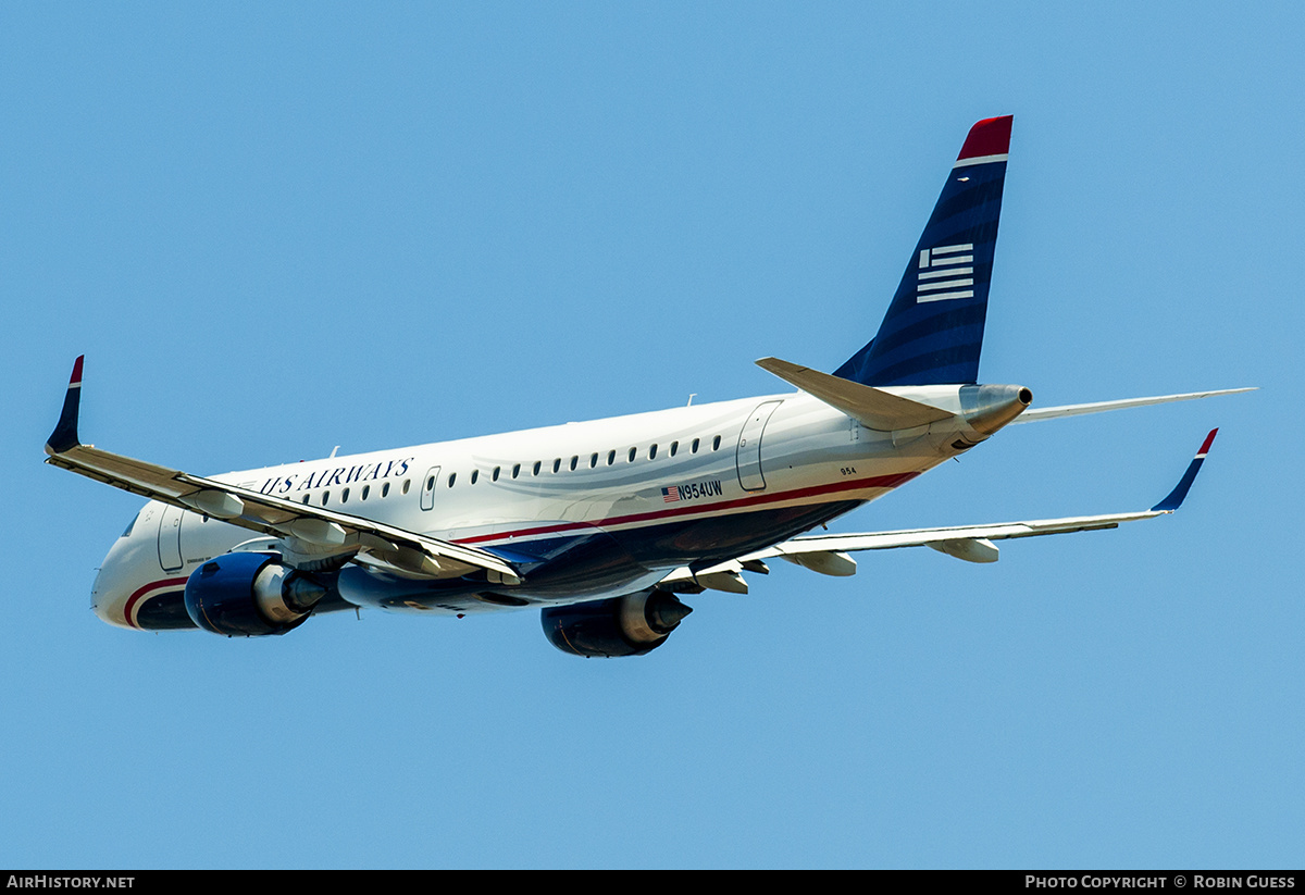 Aircraft Photo of N954UW | Embraer 190AR (ERJ-190-100IGW) | US Airways | AirHistory.net #297968